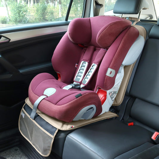 Viaviat Leather Car Seat Protector – Waterproof Beige