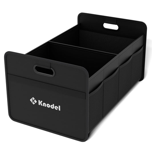 K KNODEL Foldable Car Trunk Organizer – Black