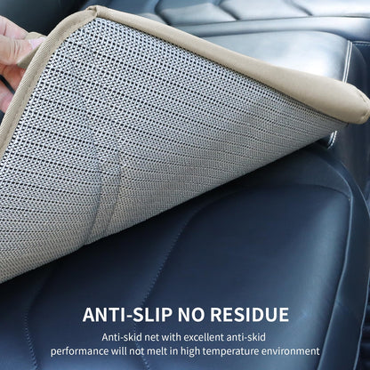Viaviat Leather Car Seat Protector – Waterproof Beige