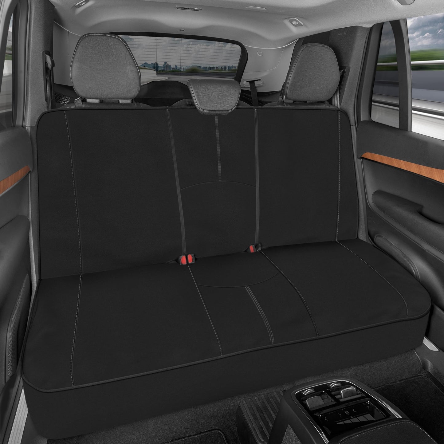 Motor Trend SpillGuard Rear Seat Protector – Waterproof Gray