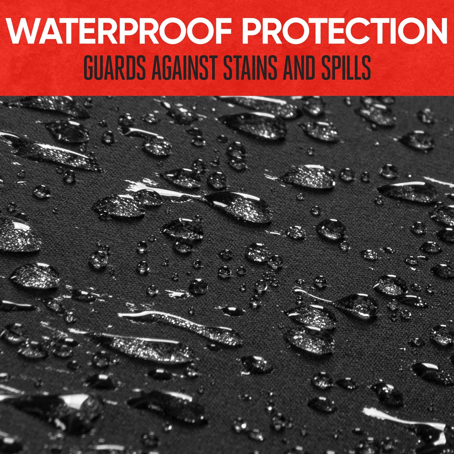 Motor Trend SpillGuard Rear Seat Protector – Waterproof Gray