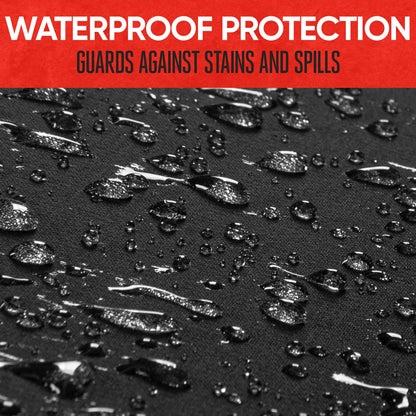 Motor Trend SpillGuard Rear Seat Protector – Waterproof Gray