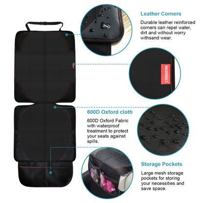MORROLS Car Seat Protector – Waterproof Black