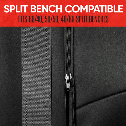 Motor Trend SpillGuard Rear Seat Protector – Waterproof Gray